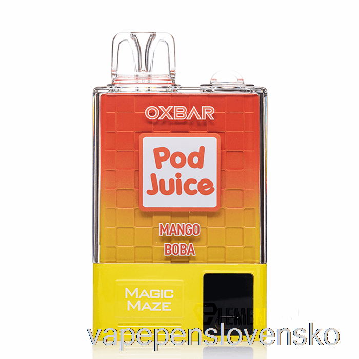 Oxbar Magic Maze Pro 10 000 Jednorazová Mango Boba - Pod Džús Vape Cigareta